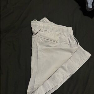 On Running Light Gray Shorts